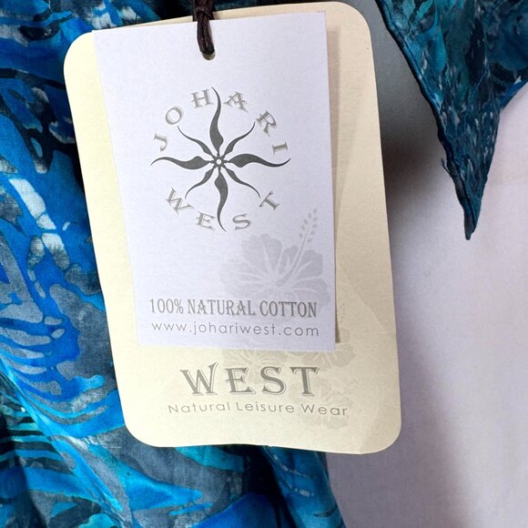 NWT Johari West Short Sleeve Button Down Shirt - Picture 3 of 7